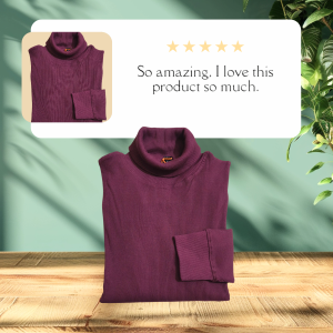 Men's High Neck Sweater